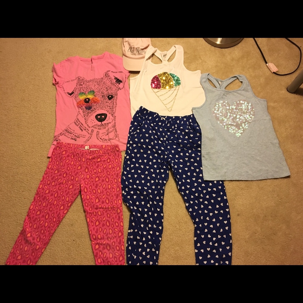 6 piece set girl’s clothes (size 10-12)